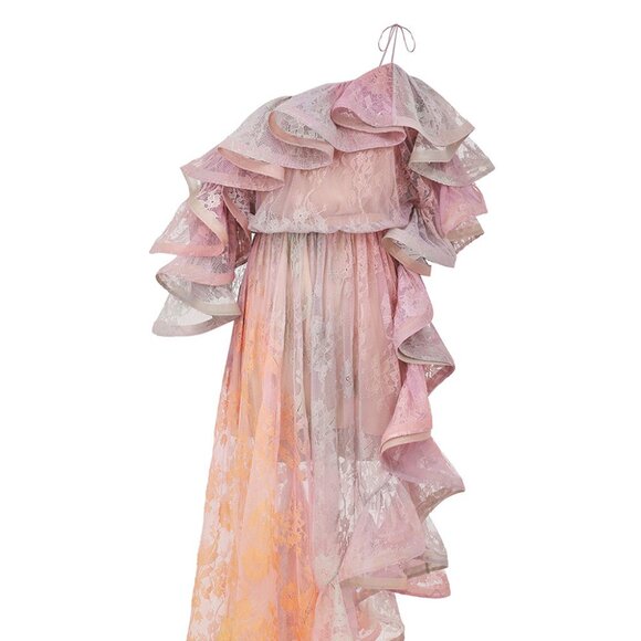 Zimmermann DAWNING Lace Midi Dress - Picture 4 of 13